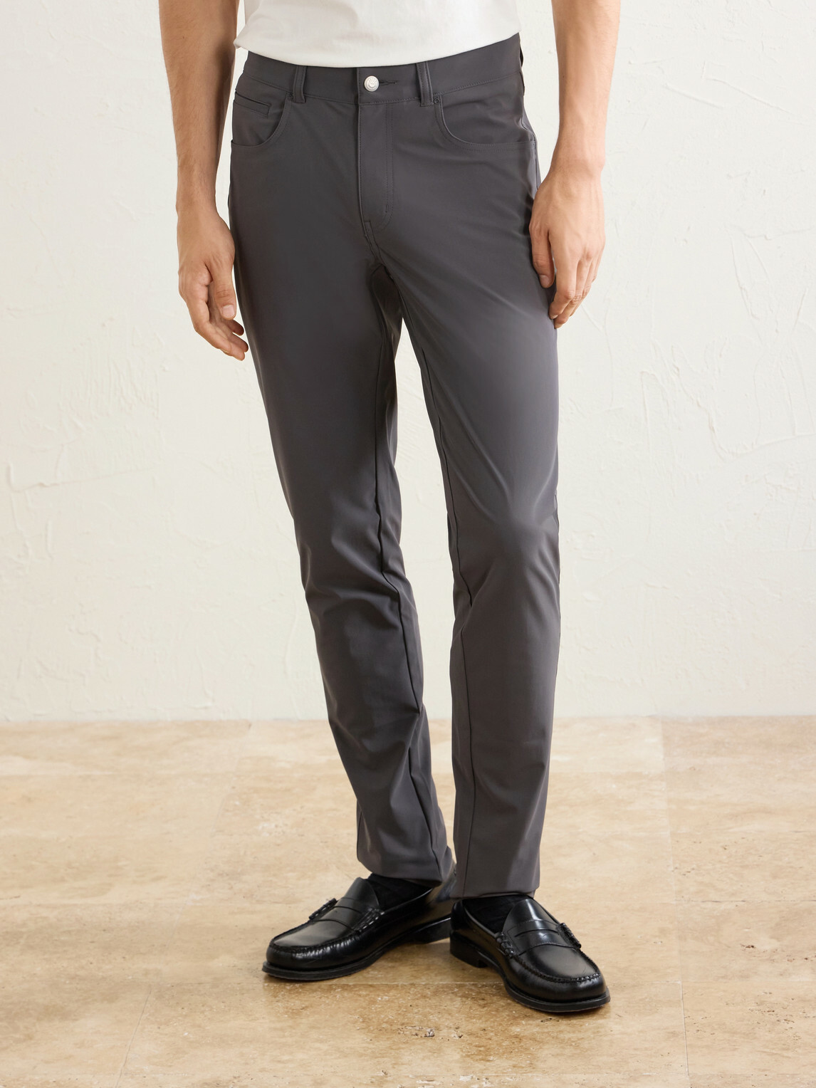 Peter Millar - Bingham Slim-Leg Stretch-Cotton Trousers - Gray