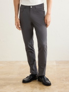 Peter Millar - Bingham Slim-Leg Stretch-Cotton Trousers - Gray