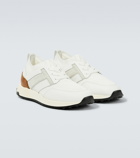 Tod's Leather-trimmed low-top sneakers