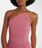 Solace London Seraphina one-shoulder gown