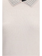 Pinko Rhinestone-decorated Collar Sweater