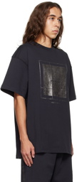 A-COLD-WALL* Black Foil Grid T-Shirt