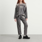 Beams Boy Women's Logo Football Long Sleeve T-Shirt in Grey 