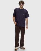Needles S/S Crew Neck Tee   Poly Jersey Purple Shortsleeves