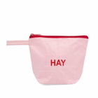 HAY Candy Mono Wash Bag - Wash Set of 3 in Light Pink 