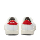 Kenzo Men's Swing Lace up Sneakers in White/Red