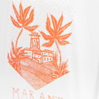 Isabel Marant Men's Zafferh Postcard Logo T-Shirt in White