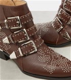 Chloé Susan studded leather ankle boots
