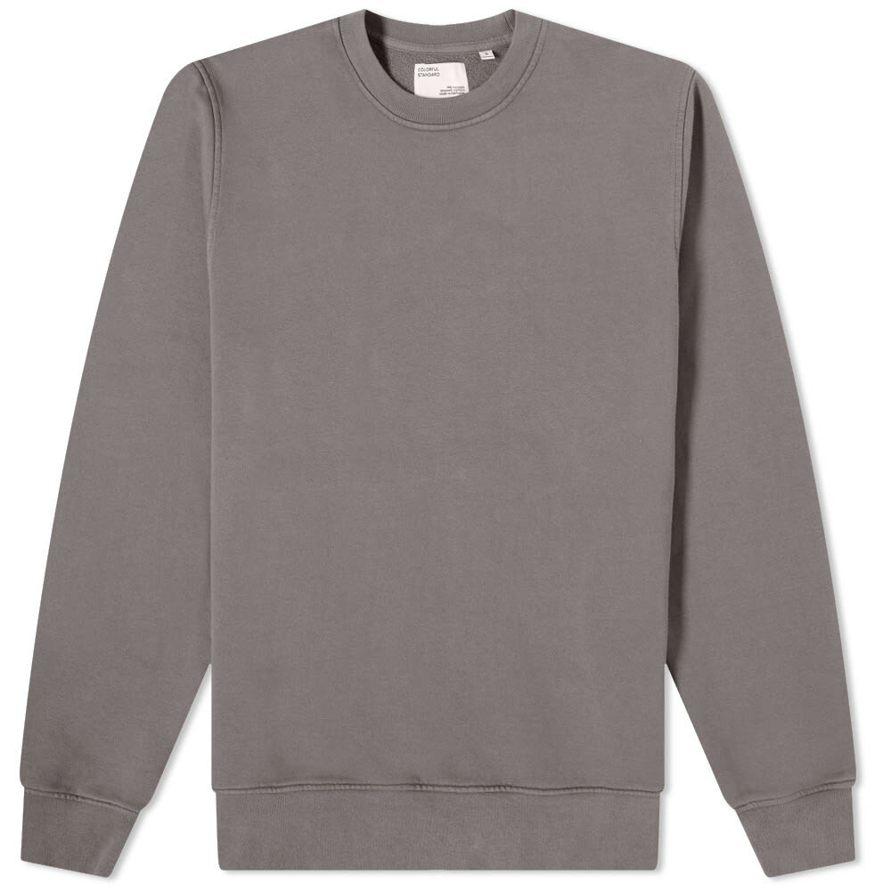 Colorful Standard Men's Classic Organic Crew Sweat in Storm Grey ...