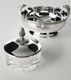 Christofle Malmaison silver-plated caviar serving set