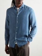 Altea - Antoine Lyocell-Chambray Shirt - Blue