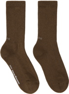 SOCKSSS Two-Pack Brown & Green Socks