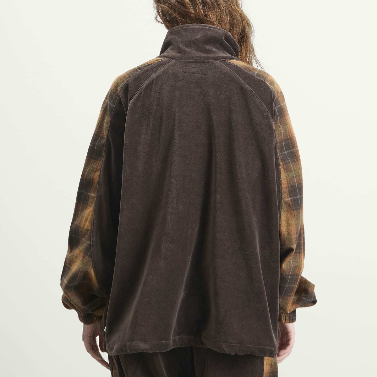TTT MSW Women's Velours Track Jacket in Brown