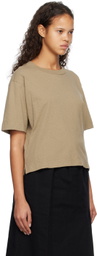 Margaret Howell Taupe Simple T-Shirt