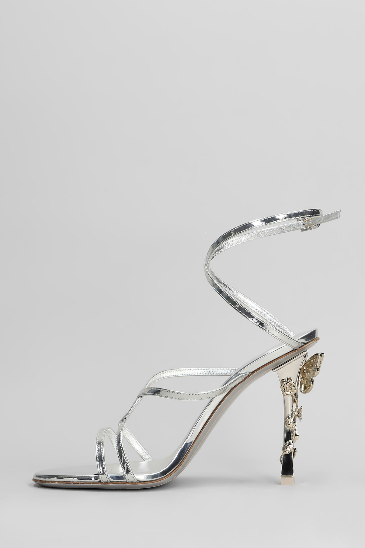 Sophia Webster Enchantress Sandals In Silver Leather