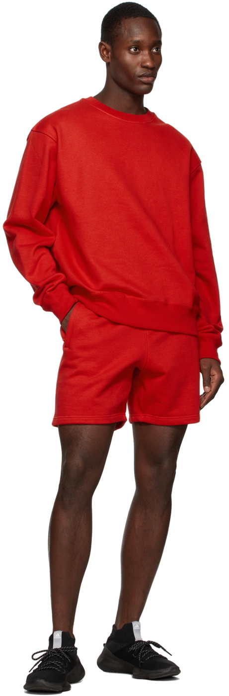adidas x Humanrace by Pharrell Williams Red Humanrace Basics Crew Sweatshirt