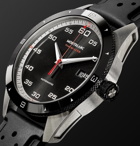 Montblanc - TimeWalker Date Automatic 41mm Stainless Steel, Ceramic and Rubber Watch - Men - Black