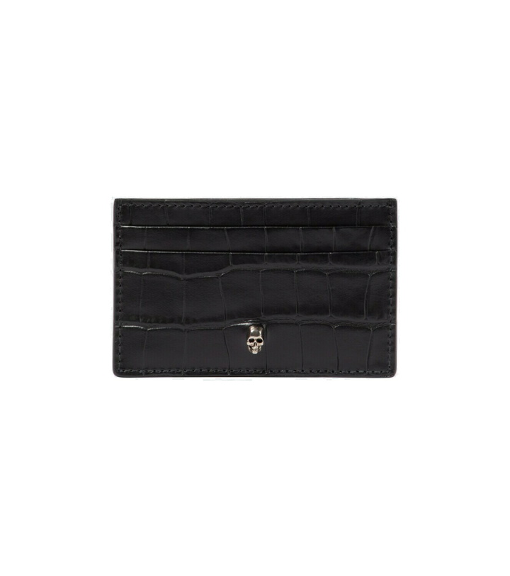 Photo: Alexander McQueen Embossed leather cardholder