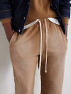 Les Tien - Straight-Leg Cotton-Jersey Sweatpants - Brown