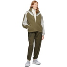 GmbH Khaki Fleece Two-Tone Ercan Jacket