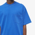 Cole Buxton Men's CB Pocket T-Shirt in Cobalt