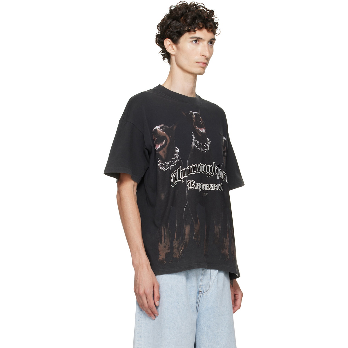 Represent Black Thoroughbred T-shirt