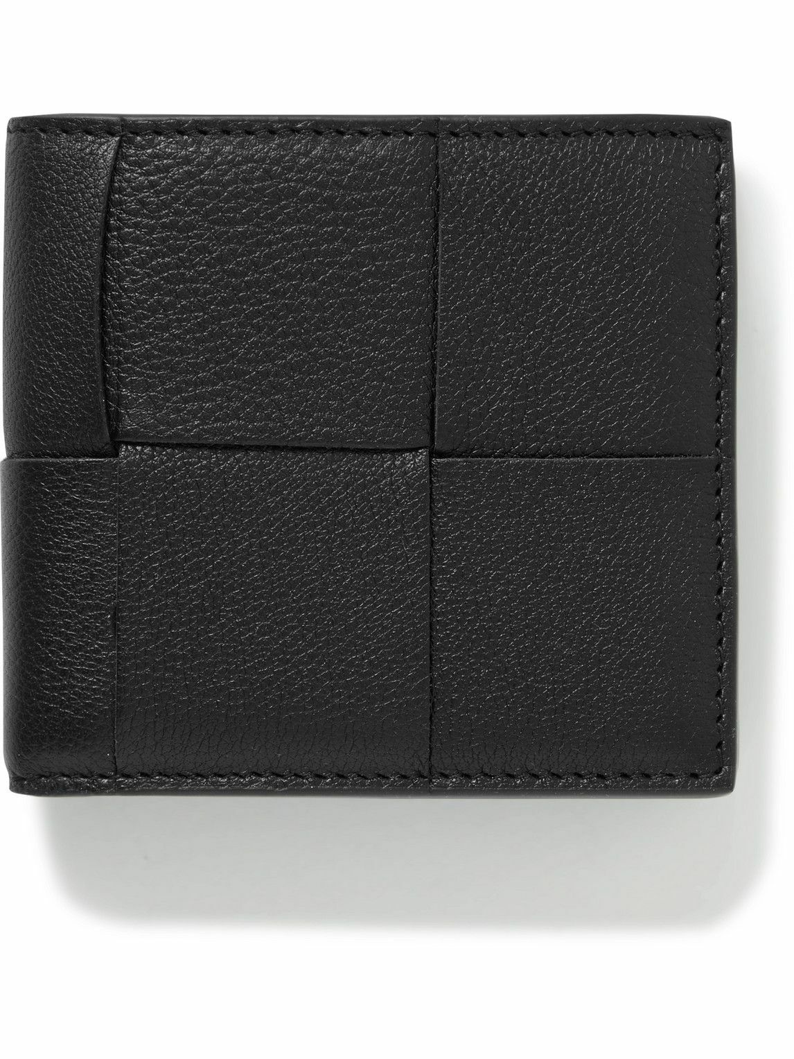 Bottega Veneta - Cassette Intrecciato Full-Grain Leather Bifold Wallet ...