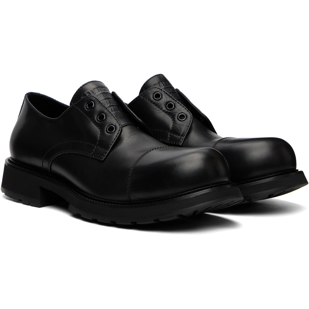 Balenciaga Black Truck Derbys