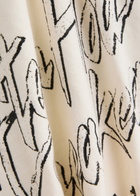 Honor The Gift After Hours Printed Cotton T-shirt Cream