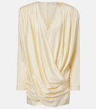 Stella McCartney Draped satin minidress