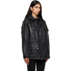 Stone Island Black Q100027 Slick Nylon Tela-TC Jacket
