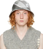 Thom Browne Gray Mogador Bucket Hat
