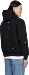 BAPE Black Destroyed College Hoodie