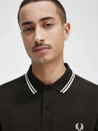 Fred Perry   Polo Shirt Black   Mens