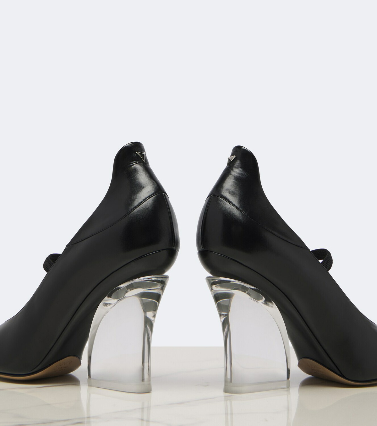 Fendi Leather wedge pumps