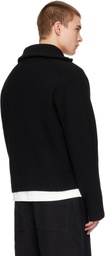 Studio Nicholson Black Sandos Knit Jacket