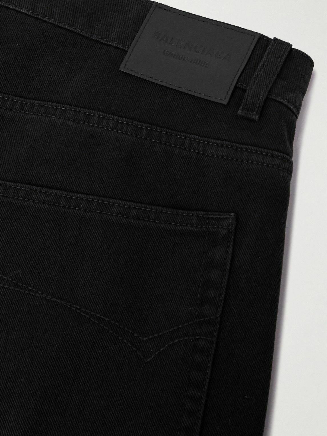 【関税&送料込】Balenciaga Jeans Black Balenciaga straight-leg Jeans | Black | FARFETCH