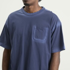 YMC Men's Spray Triple Pocket T Shirt in Blue