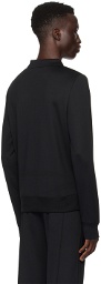 Courrèges Black Zip Sweatshirt