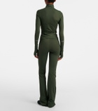 Balenciaga Logo flared leggings