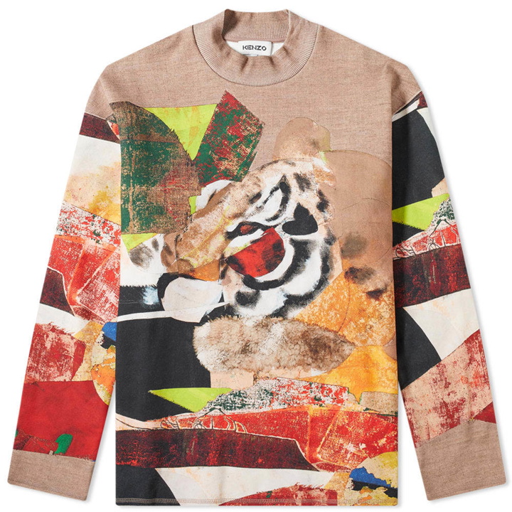 Photo: Kenzo Abstract All Over Print Tiger Crew Sweat