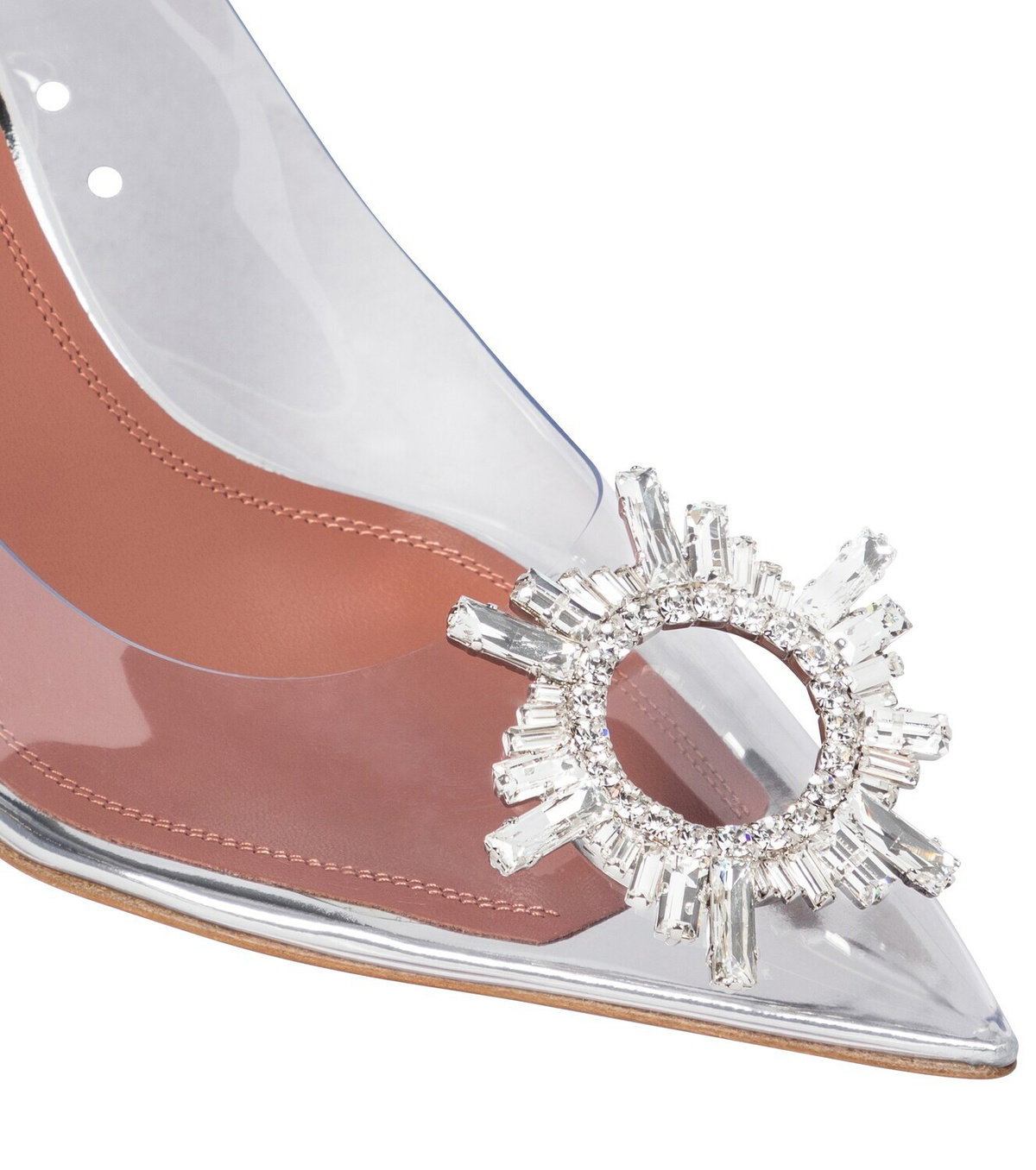 Amina Muaddi Begum embellished PVC pumps