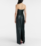 Emilia Wickstead Laelia sequined bustier gown