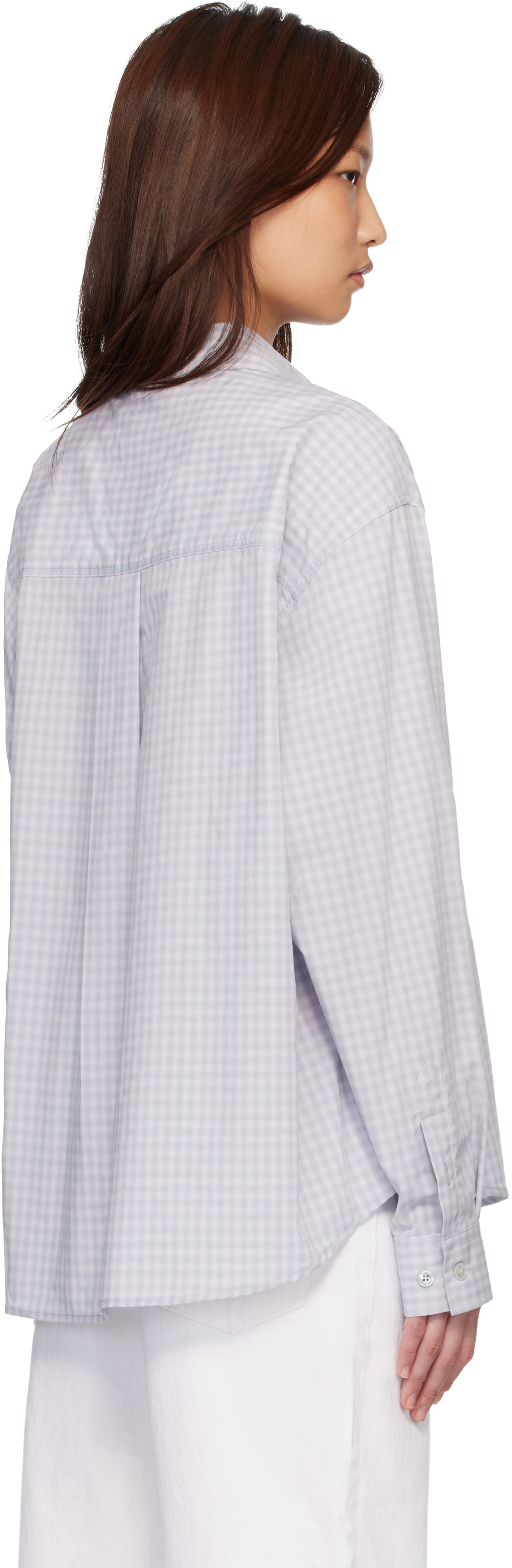COOR Blue Micro Ombre Check Shirt