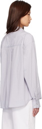COOR Blue Micro Ombre Check Shirt