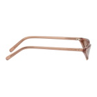 George Keburia Brown Micro Cat-Eye Sunglasses
