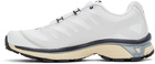 Salomon White & Gray XT-4 Sneakers