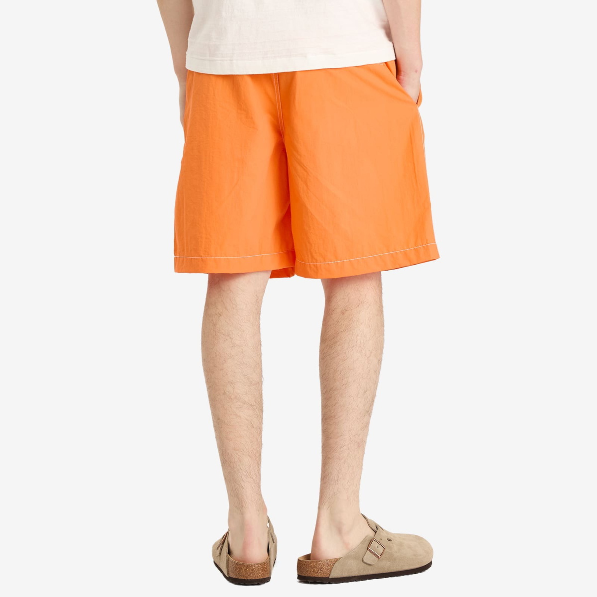 Human Made Men's Heart Swim Shorts in Orange