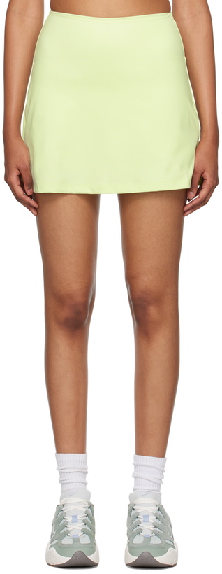 Photo: Girlfriend Collective Green High-Rise Skort