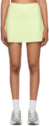 Girlfriend Collective Green High-Rise Skort